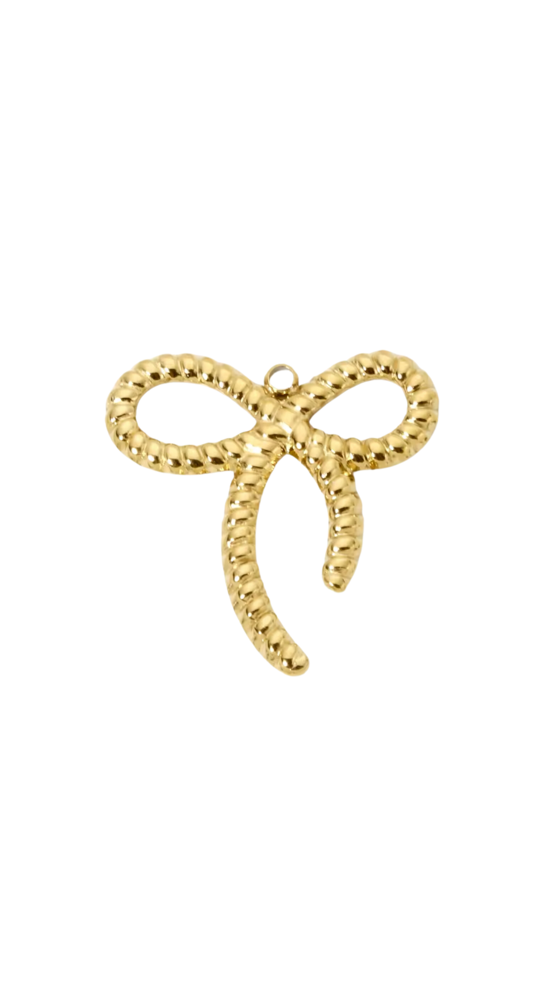 XL Gold Bow Charm