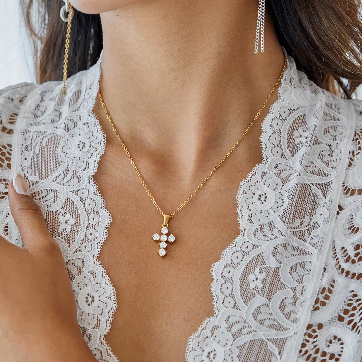 Charlotte Cross Necklace