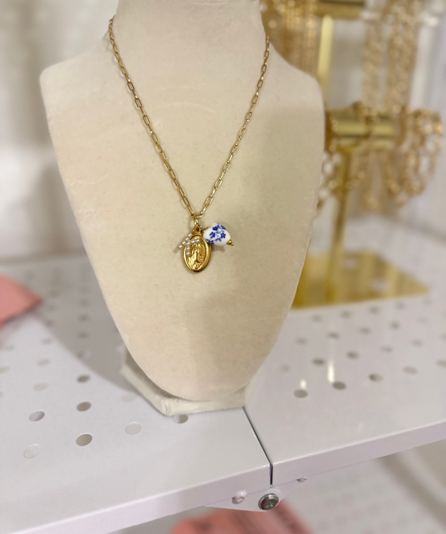 Blue/White Porcelain Charm