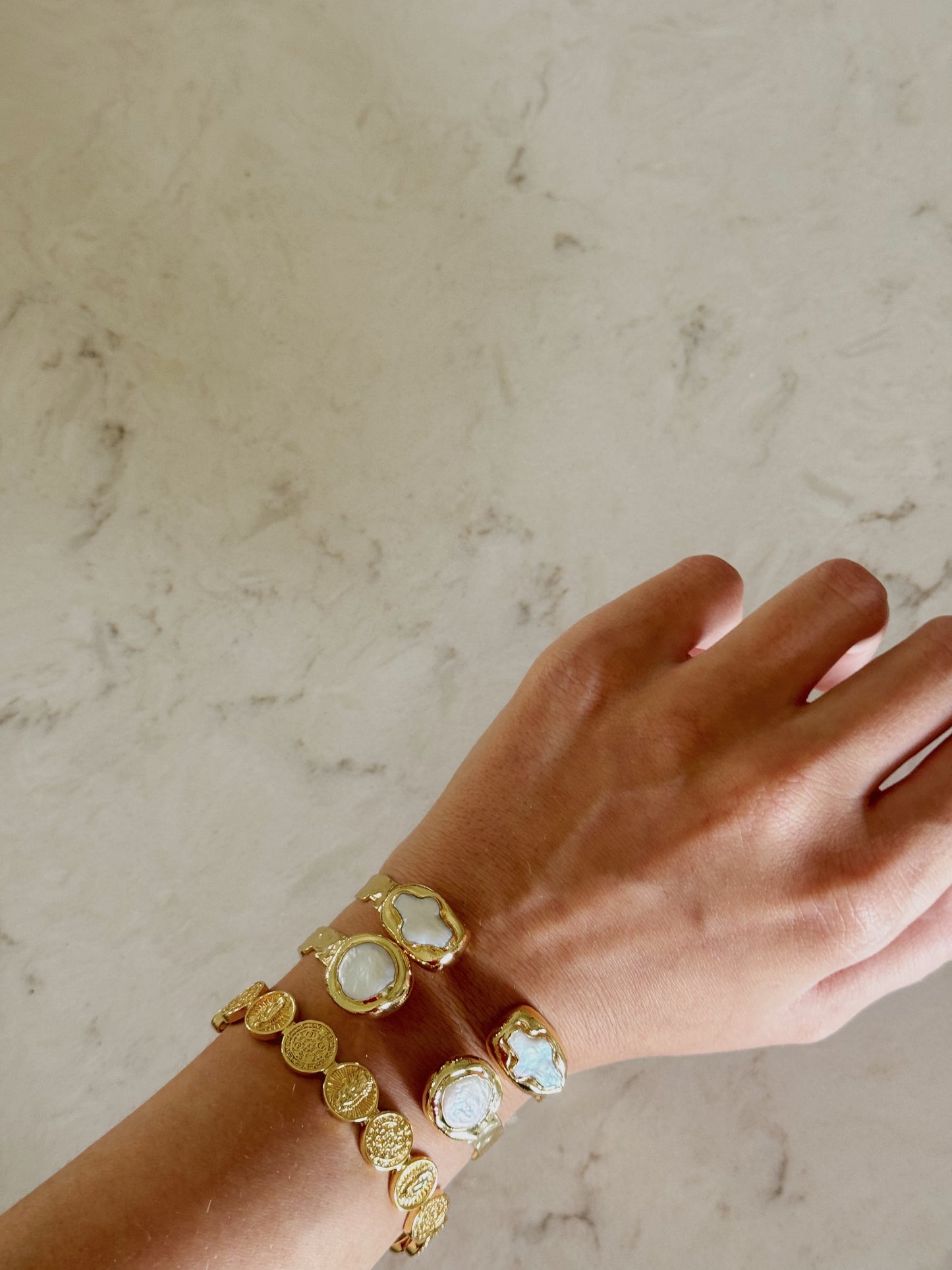 Milan Freshwater Pearl Bangle