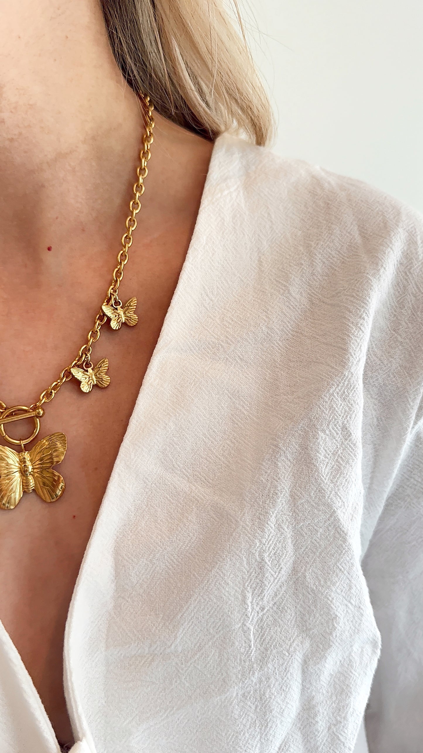 Butterfly Effect Toggle Necklace