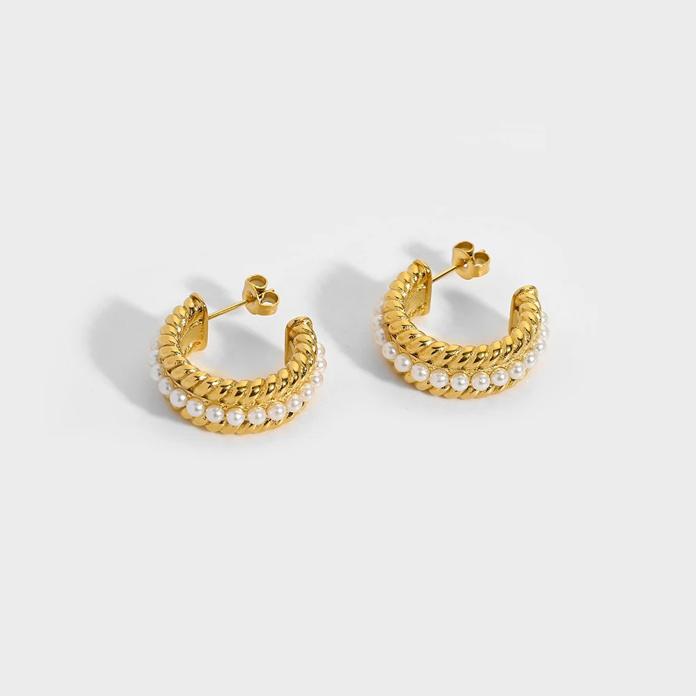 Phoebe Pearl Hoops
