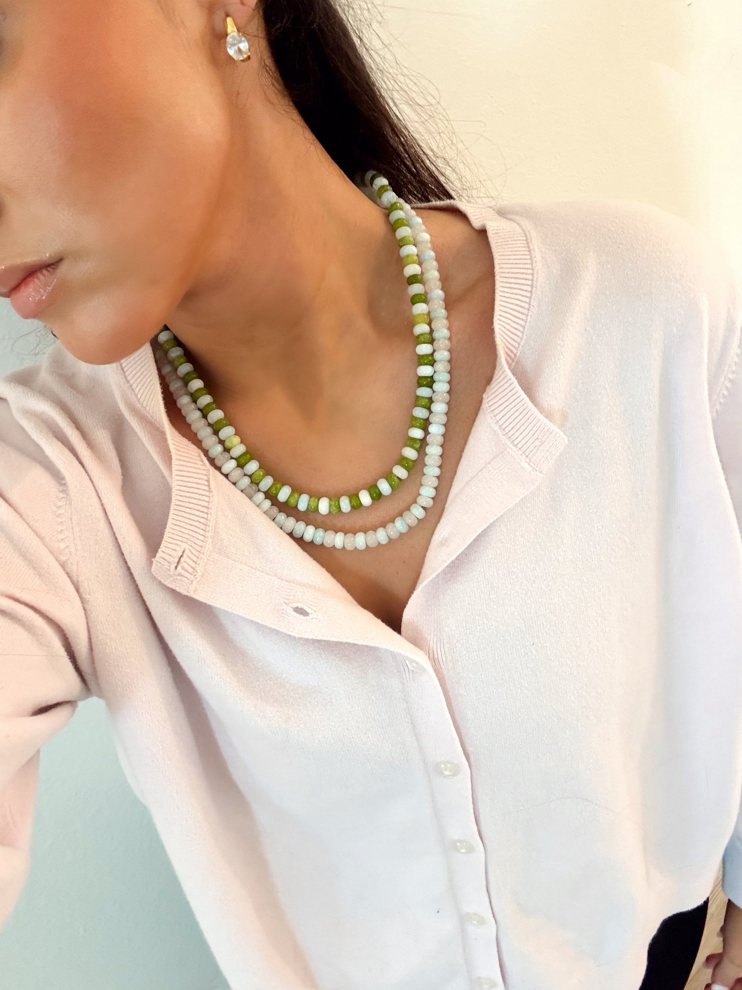 Limeade Beaded Necklace