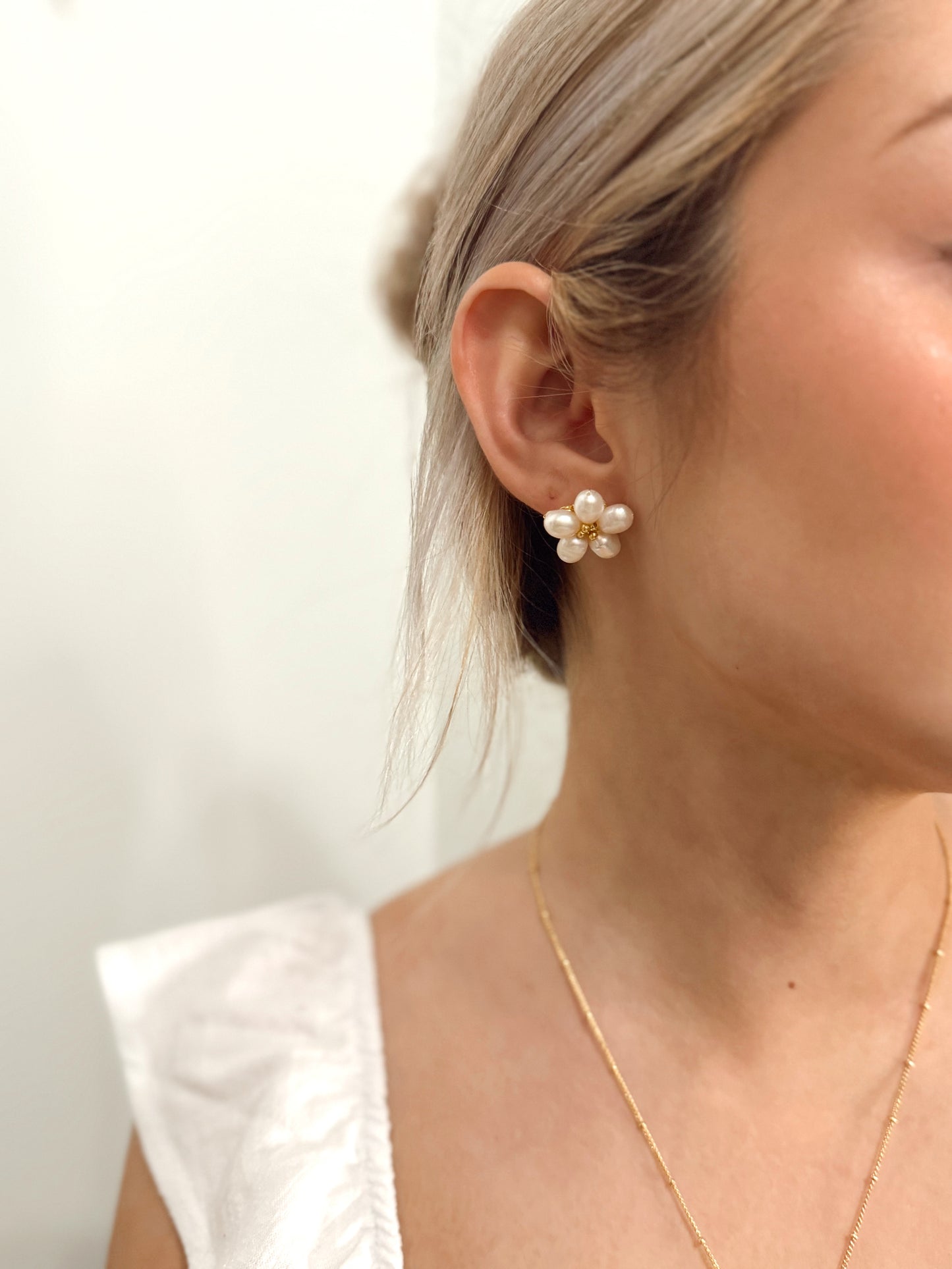 Petal Pearl Studs