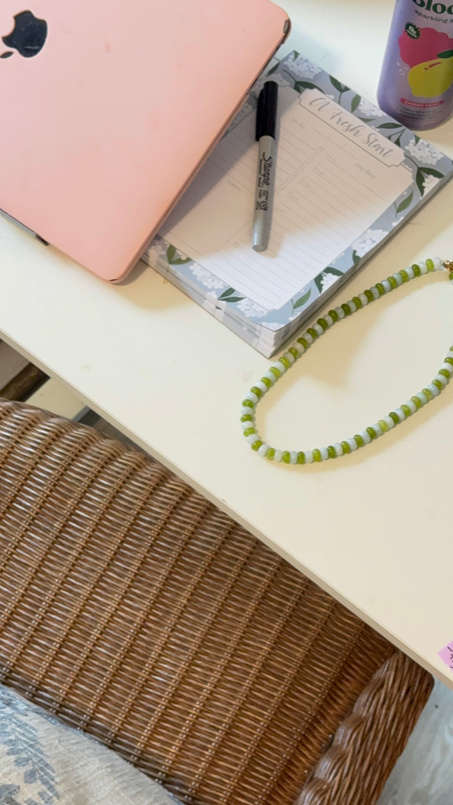 Limeade Beaded Necklace