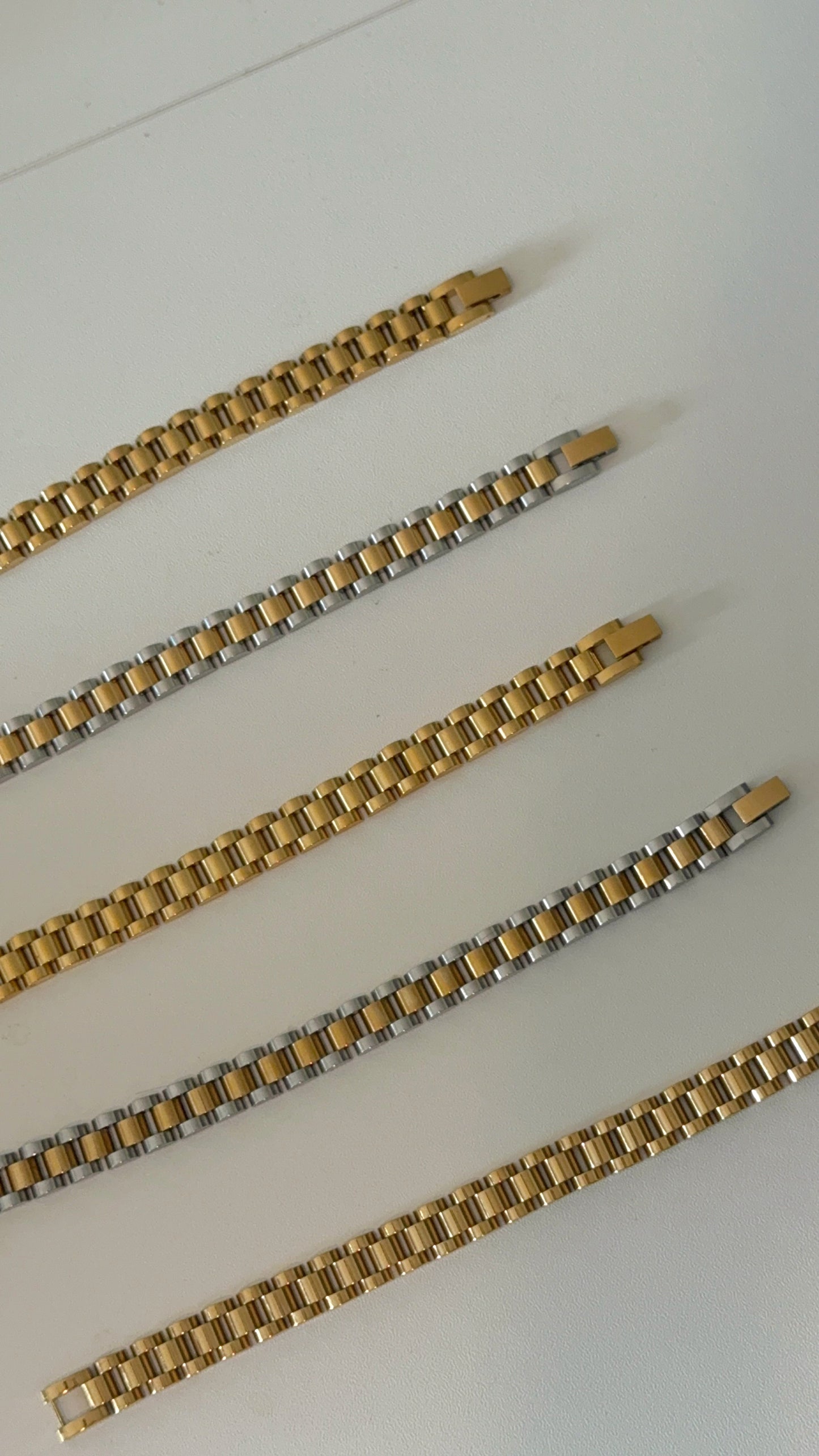 Watch Band Bracelet - Gold