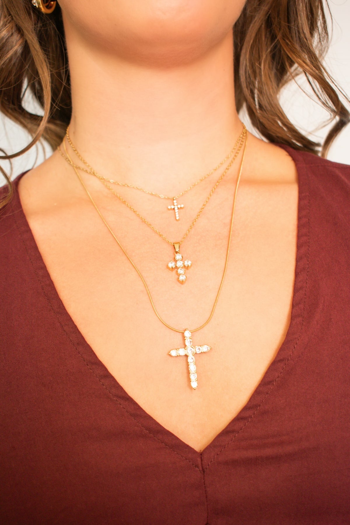 Charlotte Cross Necklace