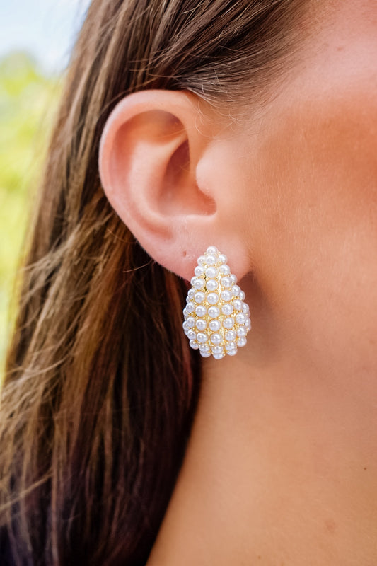 Prim Pearl Teardrop Earrings