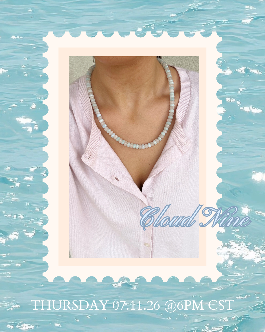 Cloud Nine Beaded Necklace