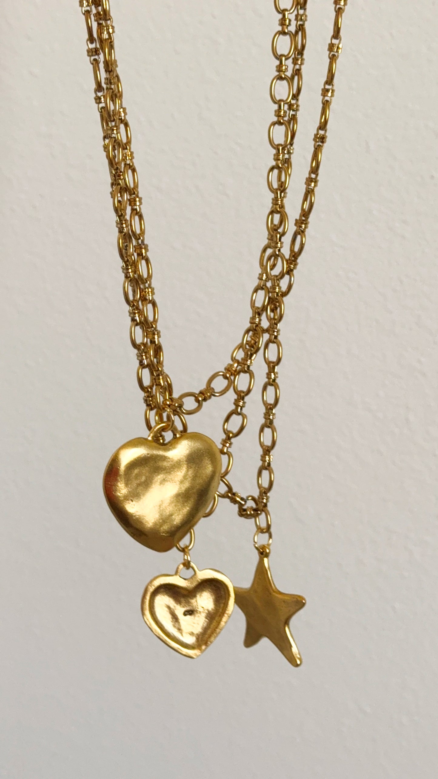 Small Vintage Heart Necklace
