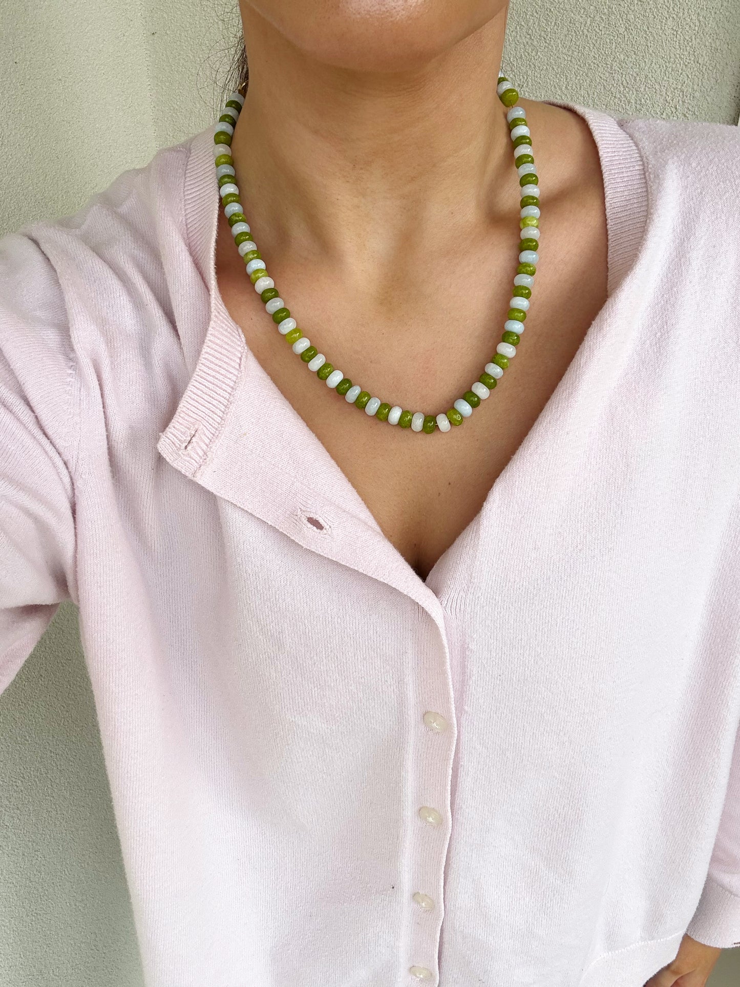 Limeade Beaded Necklace