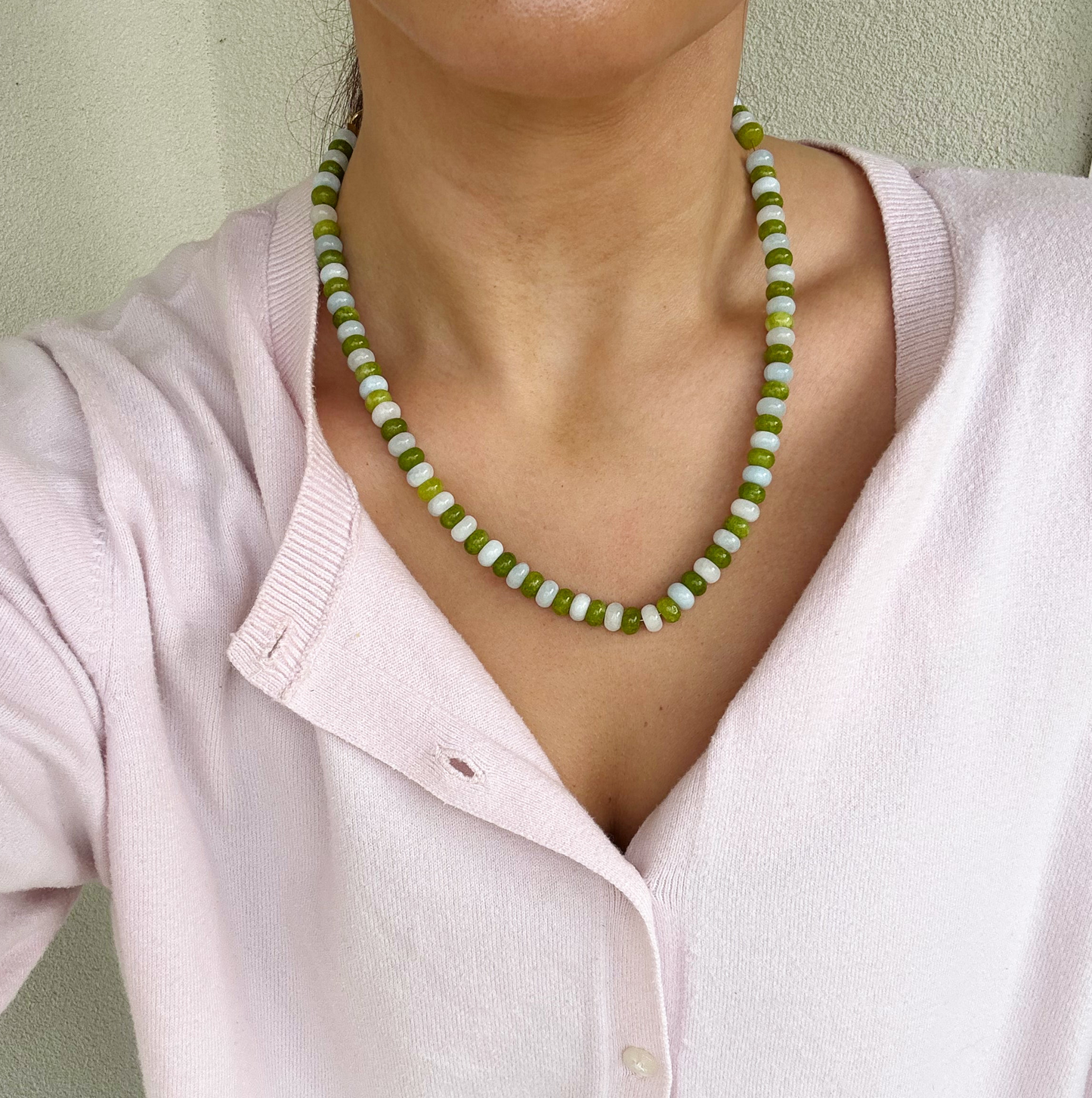 Limeade Beaded Necklace