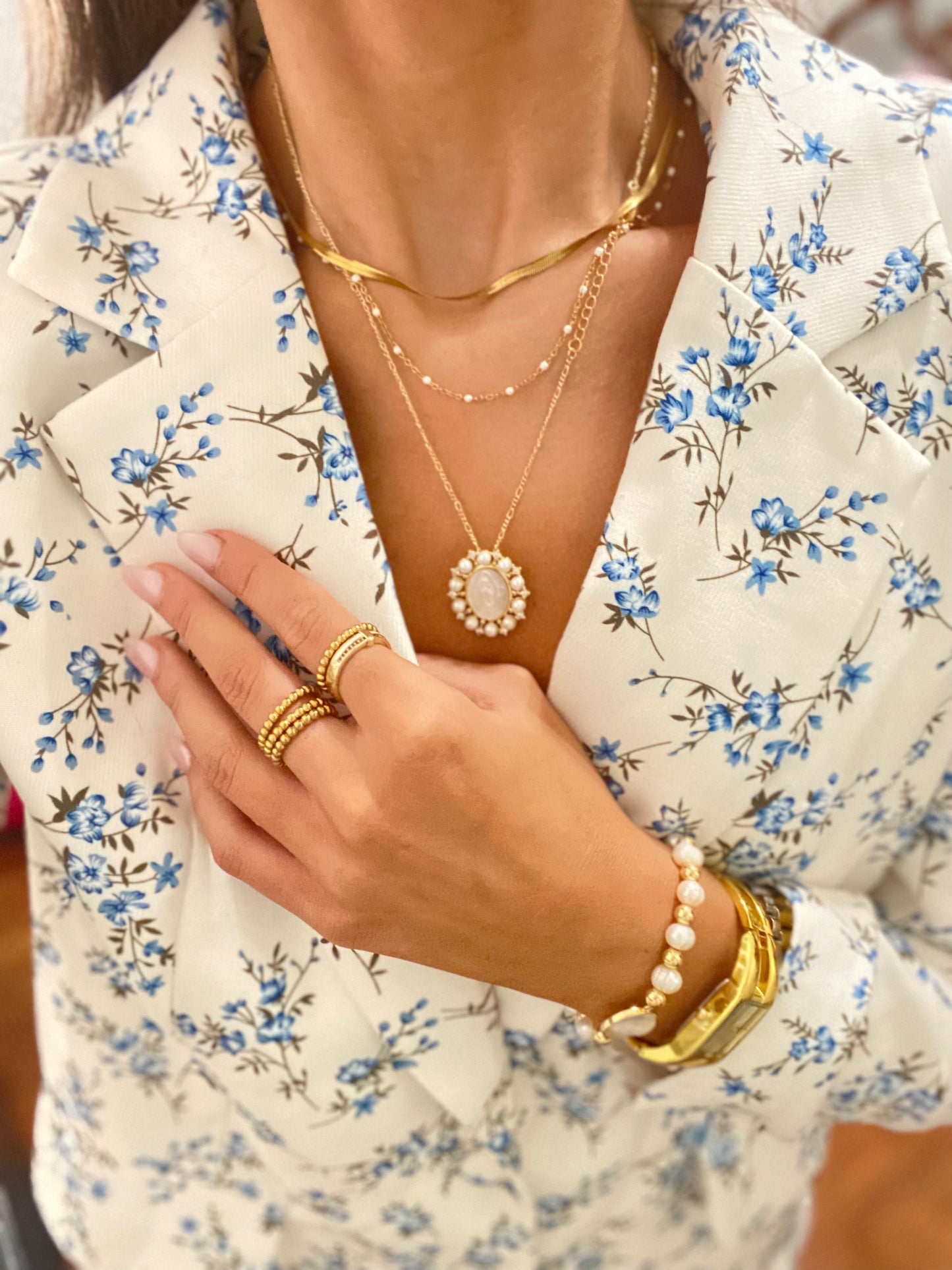 Little Knots + Winter Whites - Duo Necklace Set