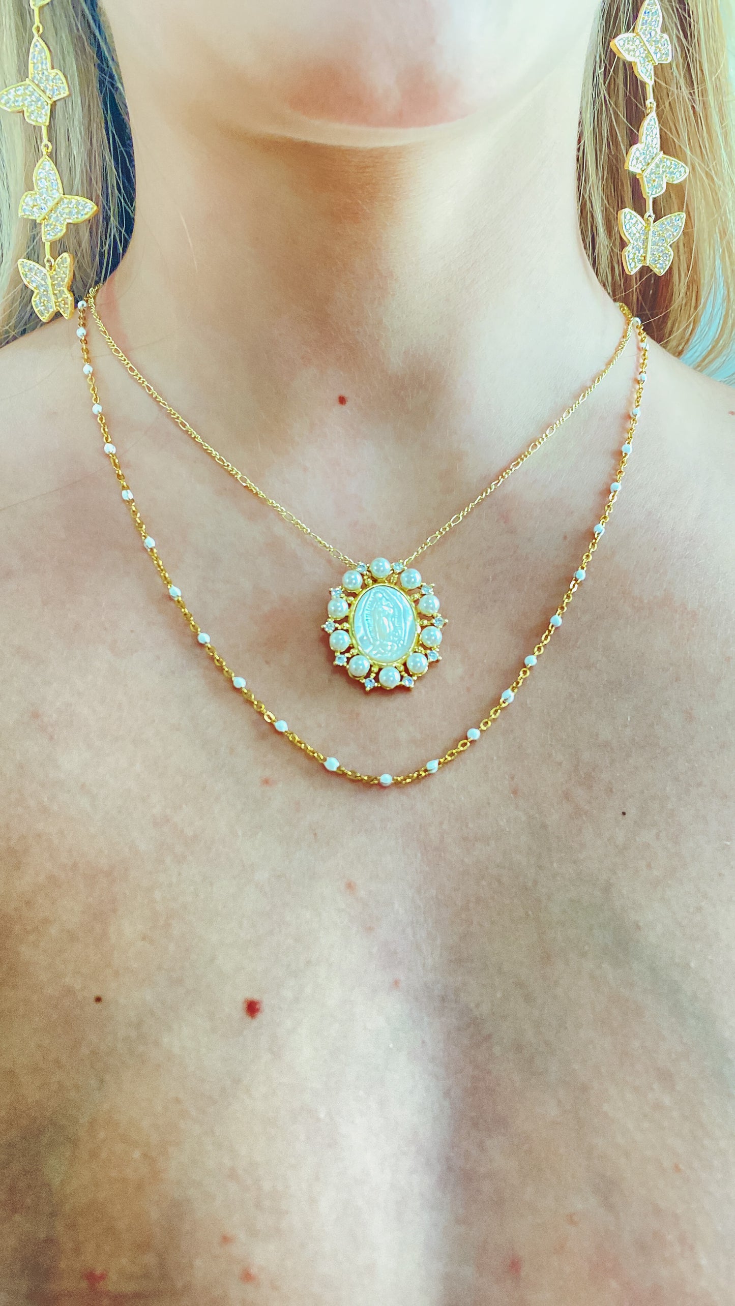 Little Knots + Winter Whites - Duo Necklace Set