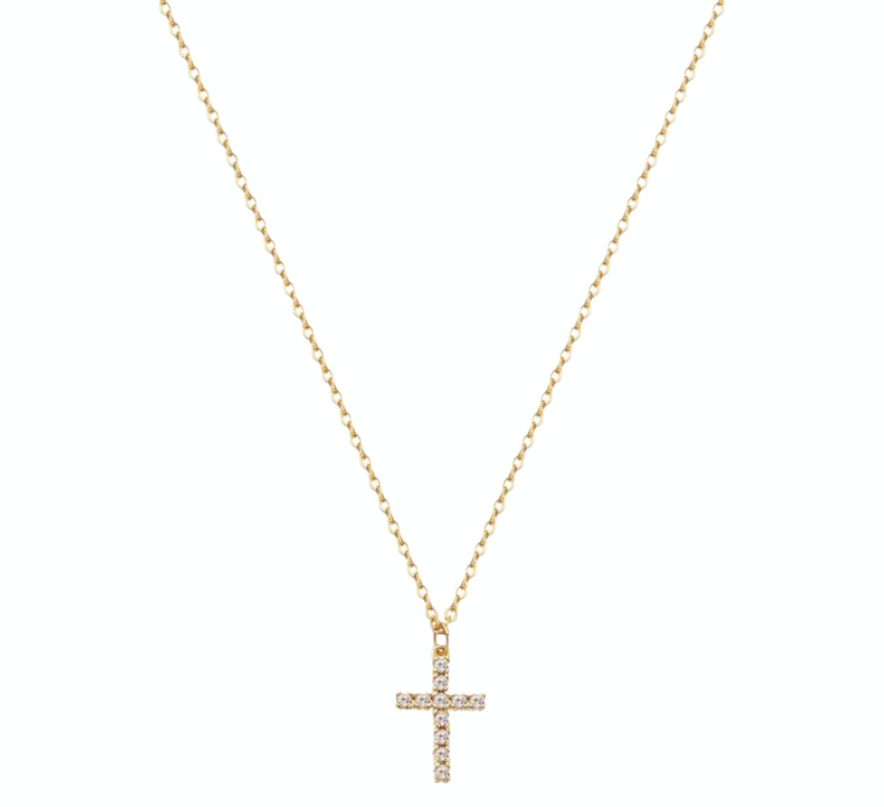 Clara Cz Cross Necklace