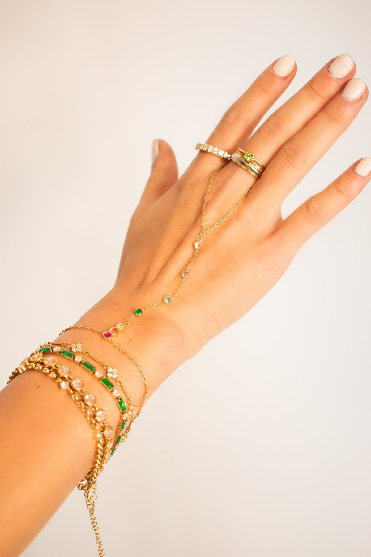 Emerald CZ Tennis Bracelet