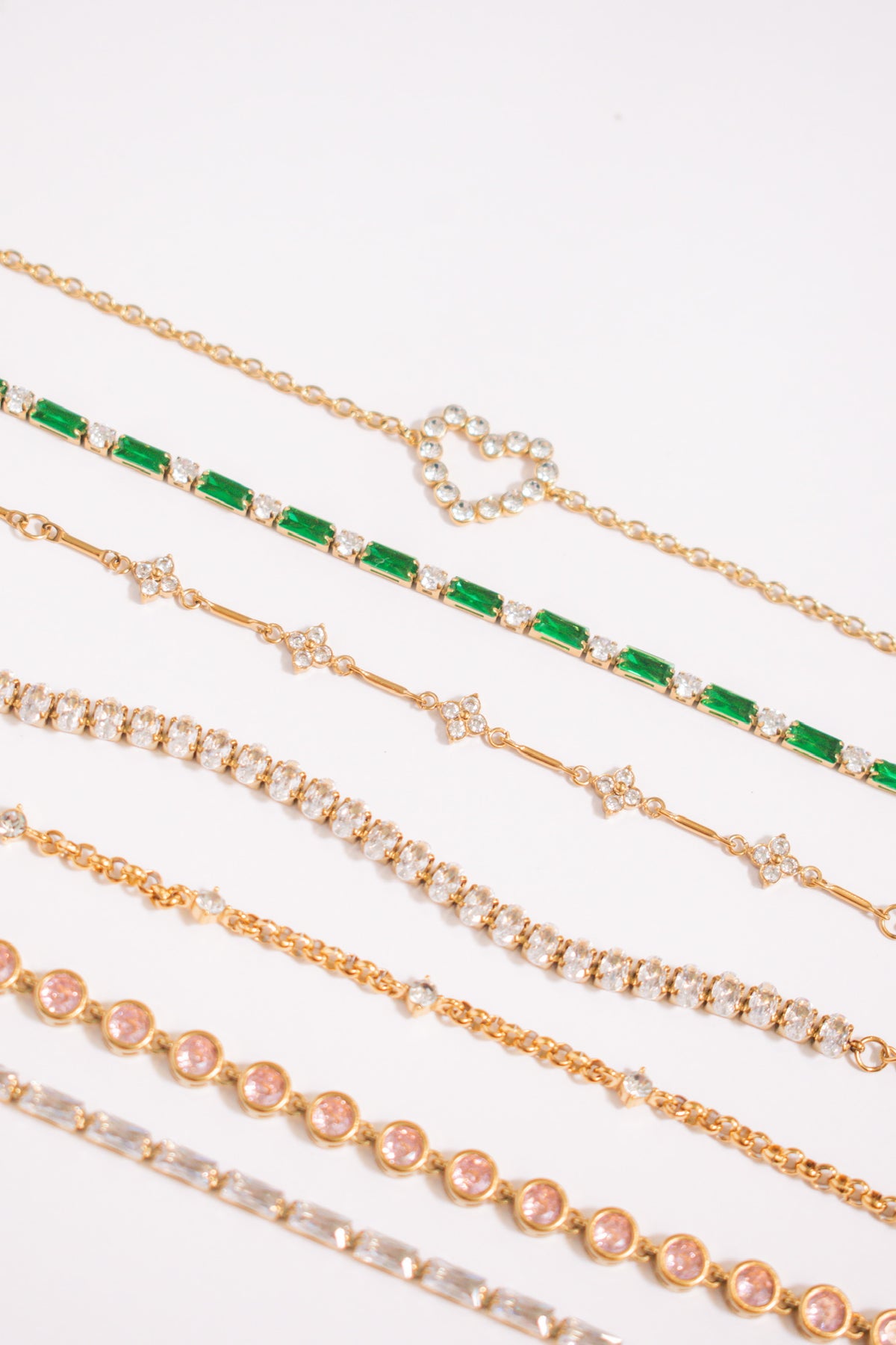 Pave' Clover Bracelet