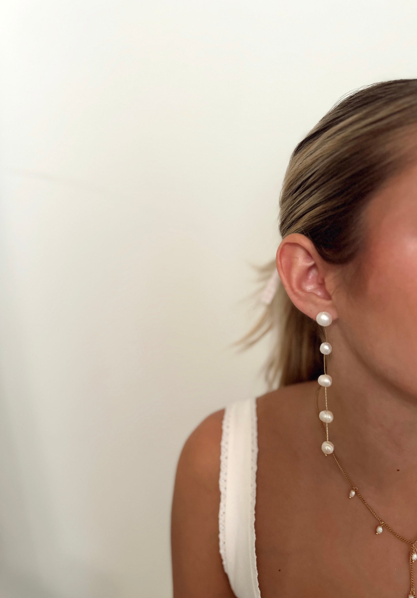 Juliet Pearl Drop Earrings