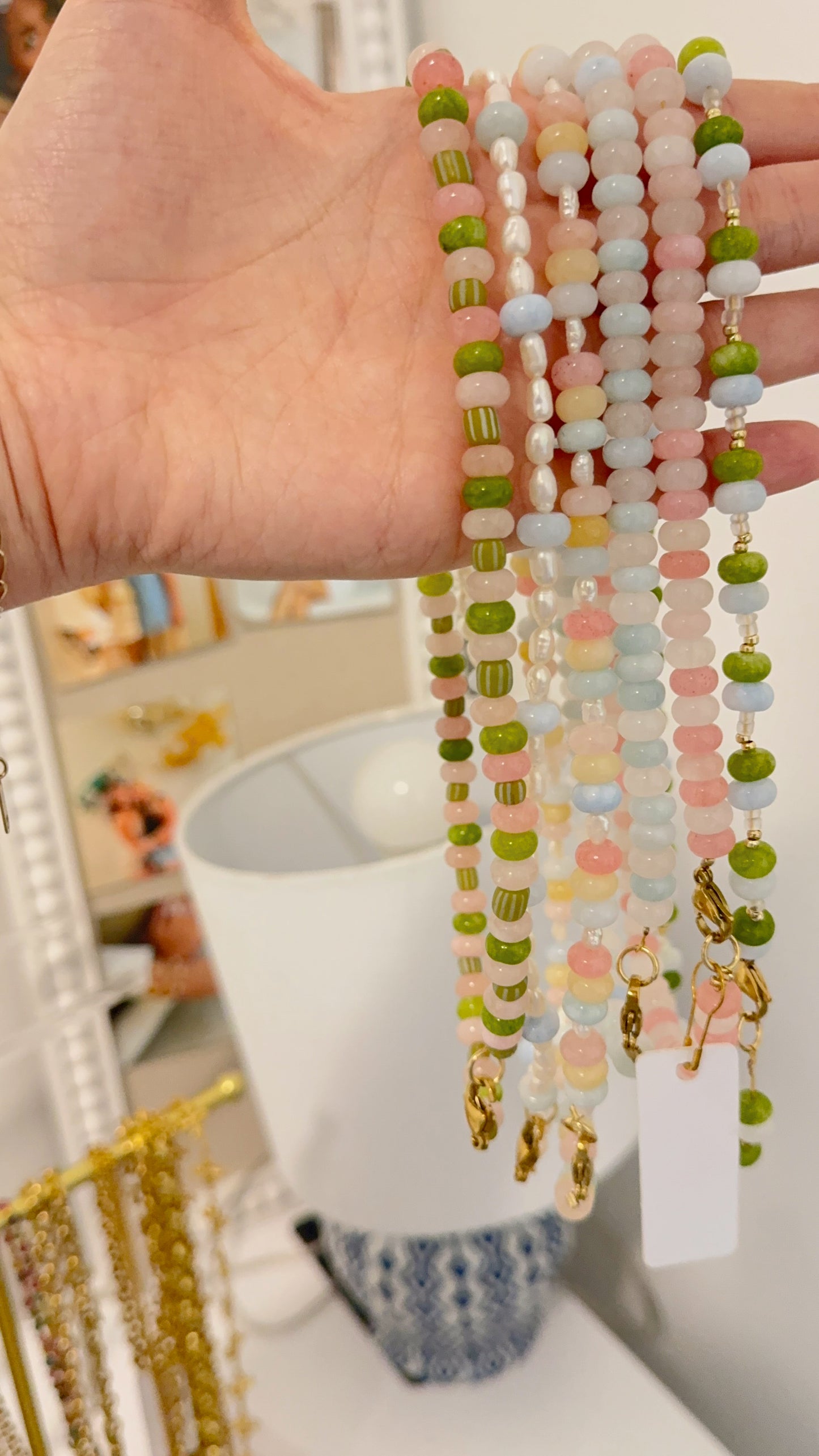 Limeade Beaded Necklace