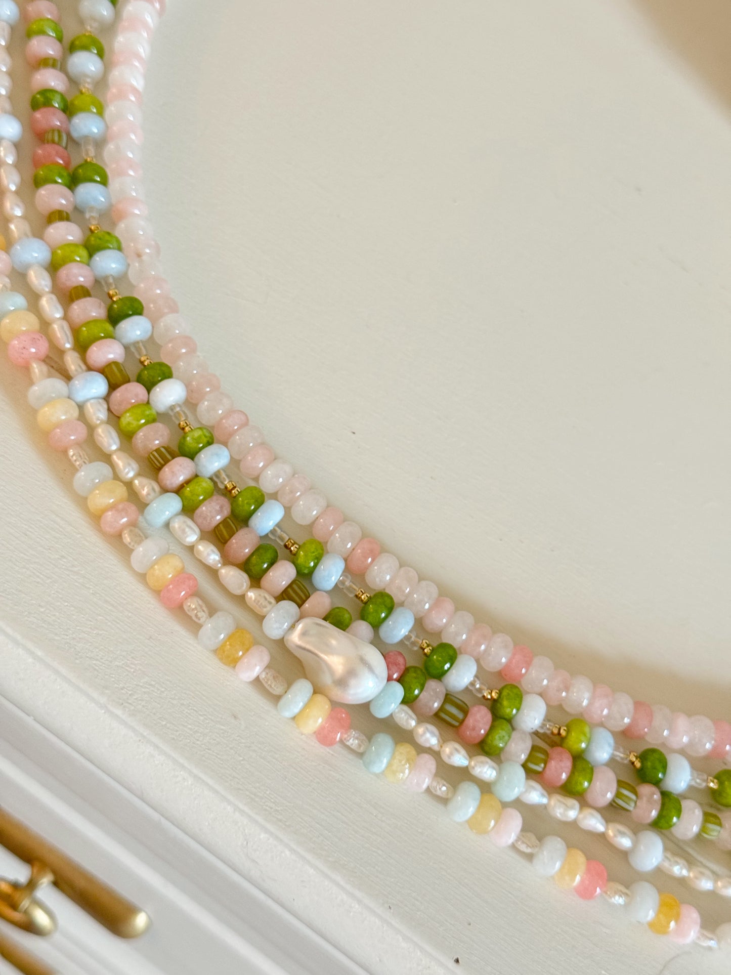 Limeade Beaded Necklace