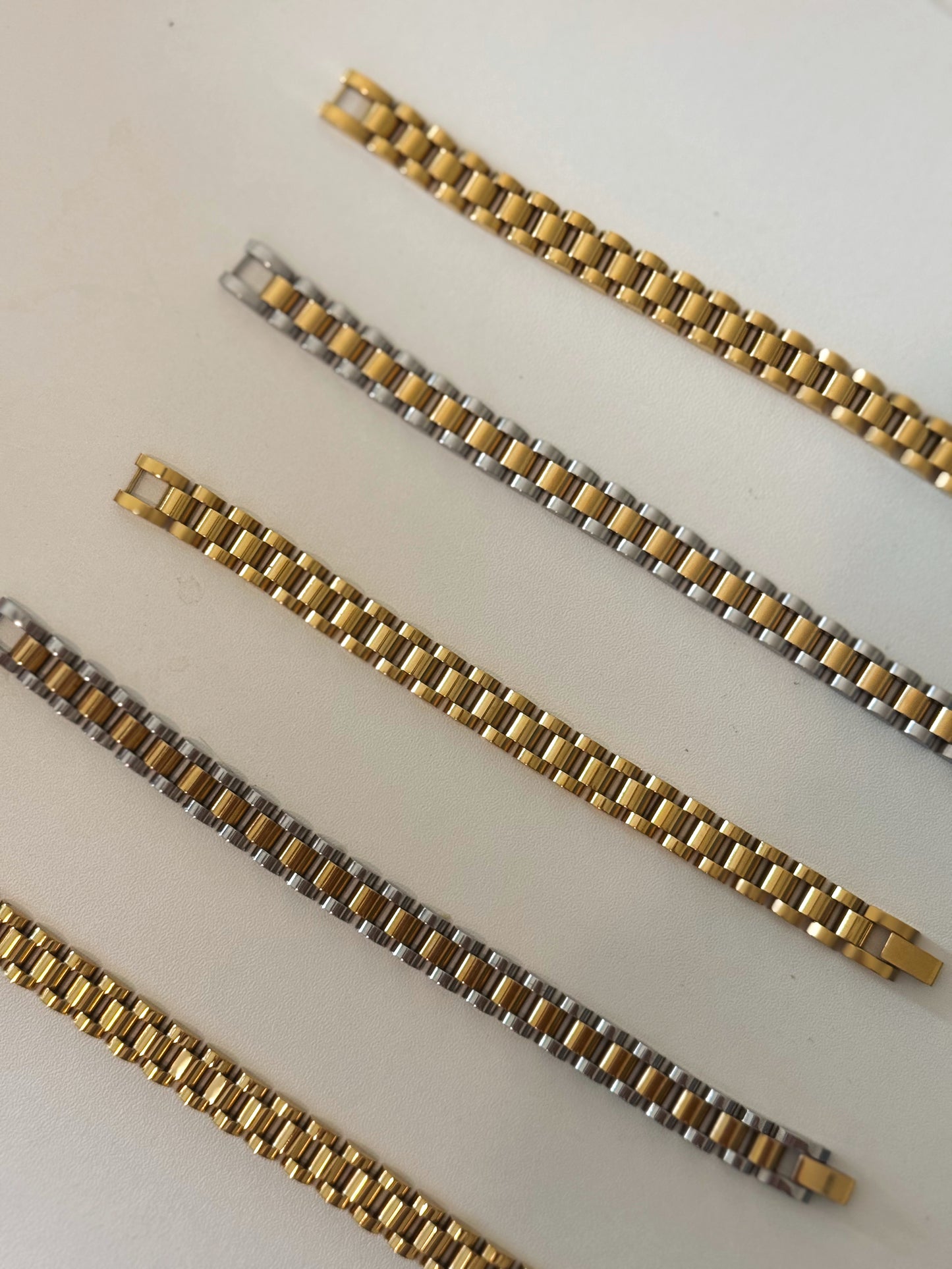Watch Band Bracelet - Gold