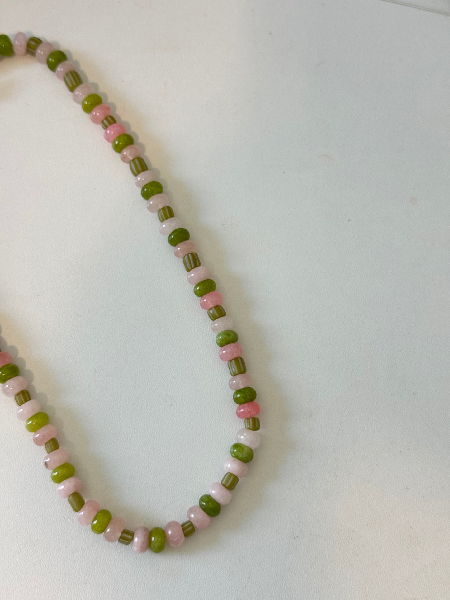 Melon Crush Beaded Necklace