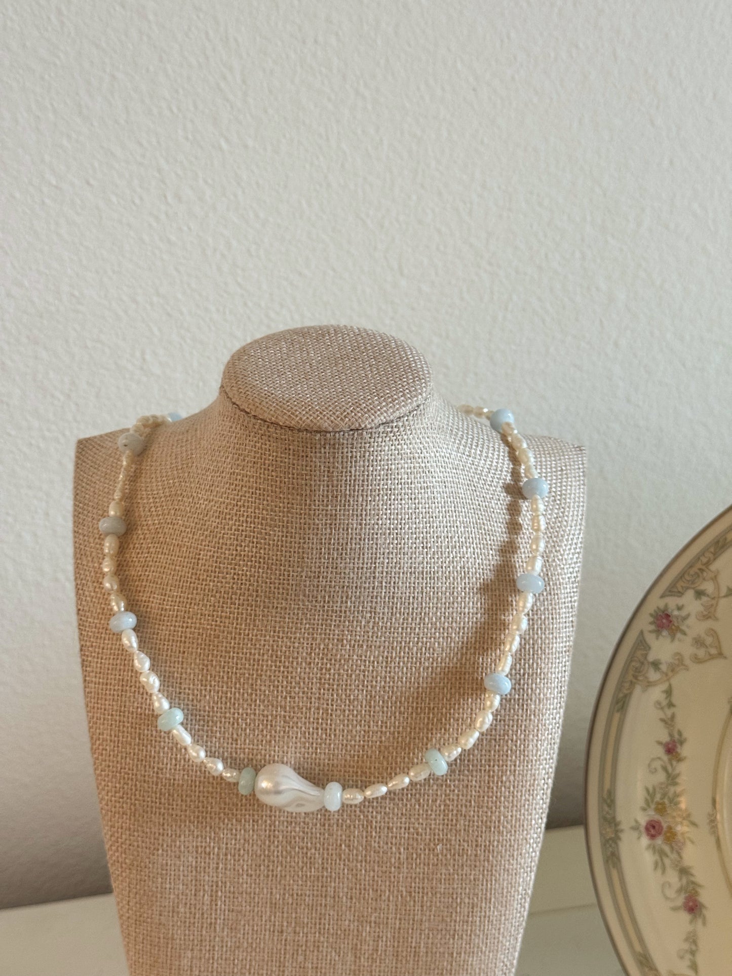 Pearl Tide Beaded Necklace