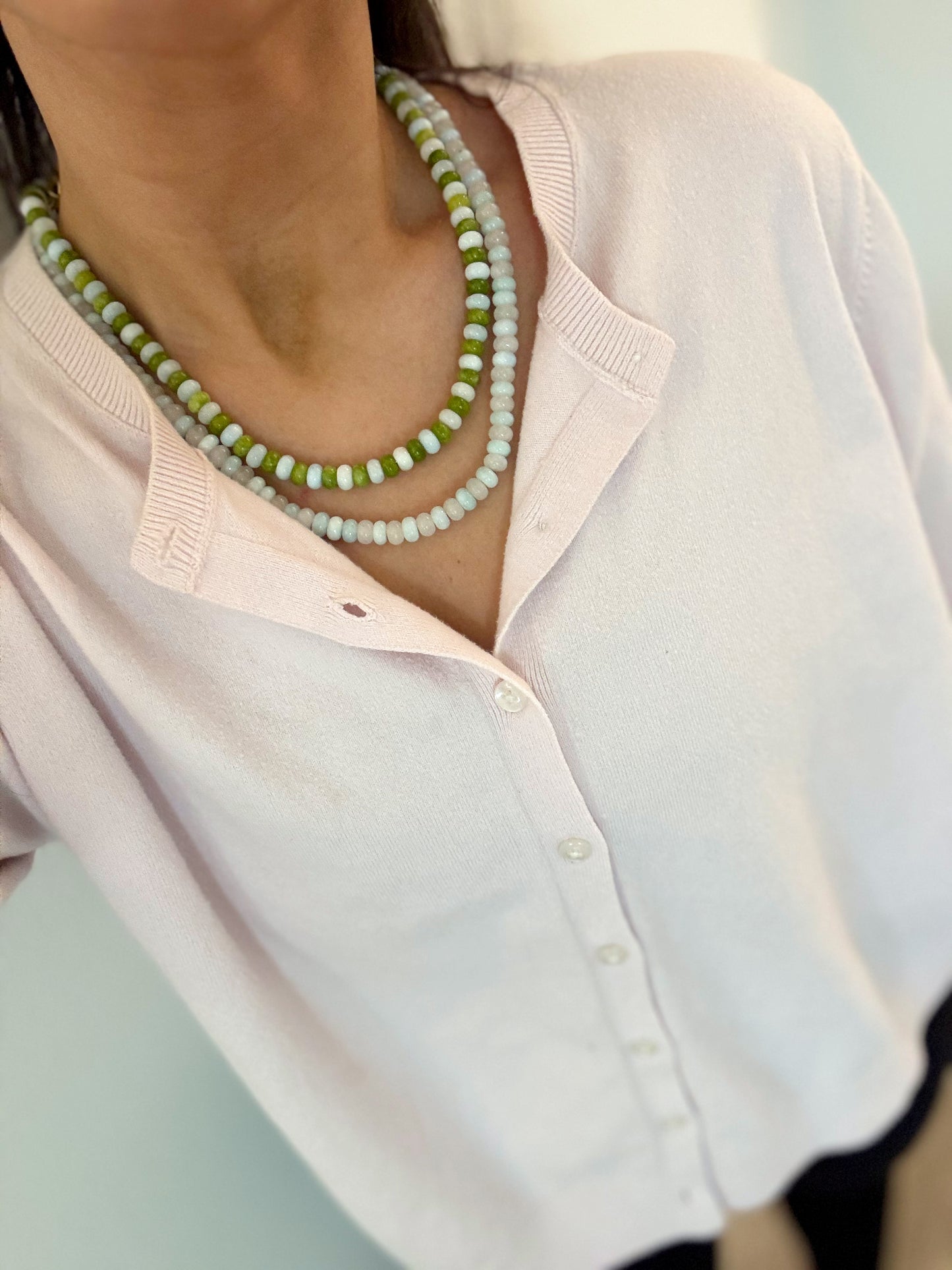 Limeade Beaded Necklace