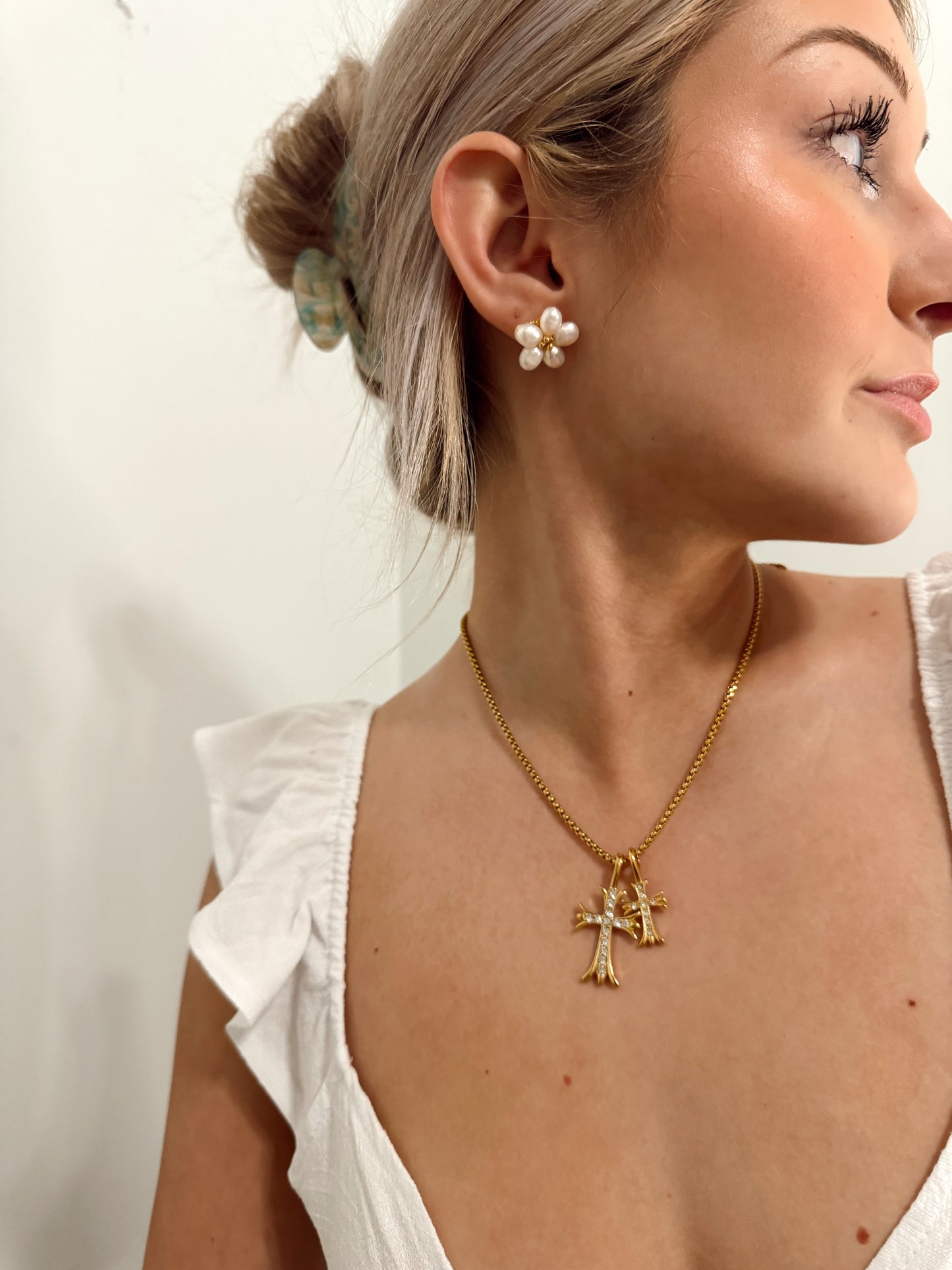Petal Pearl Studs