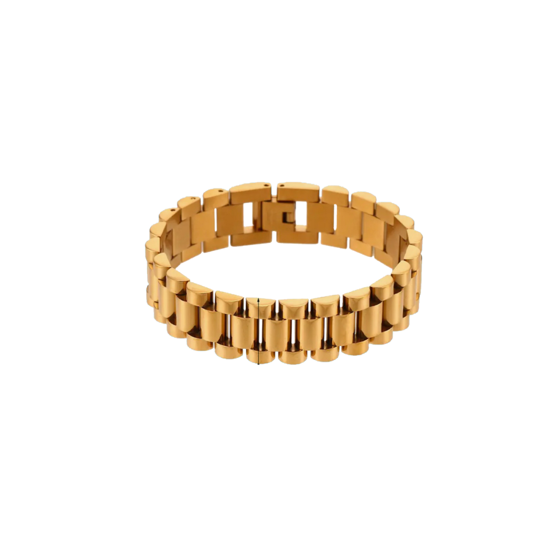 Gold Watch Band Bracelet