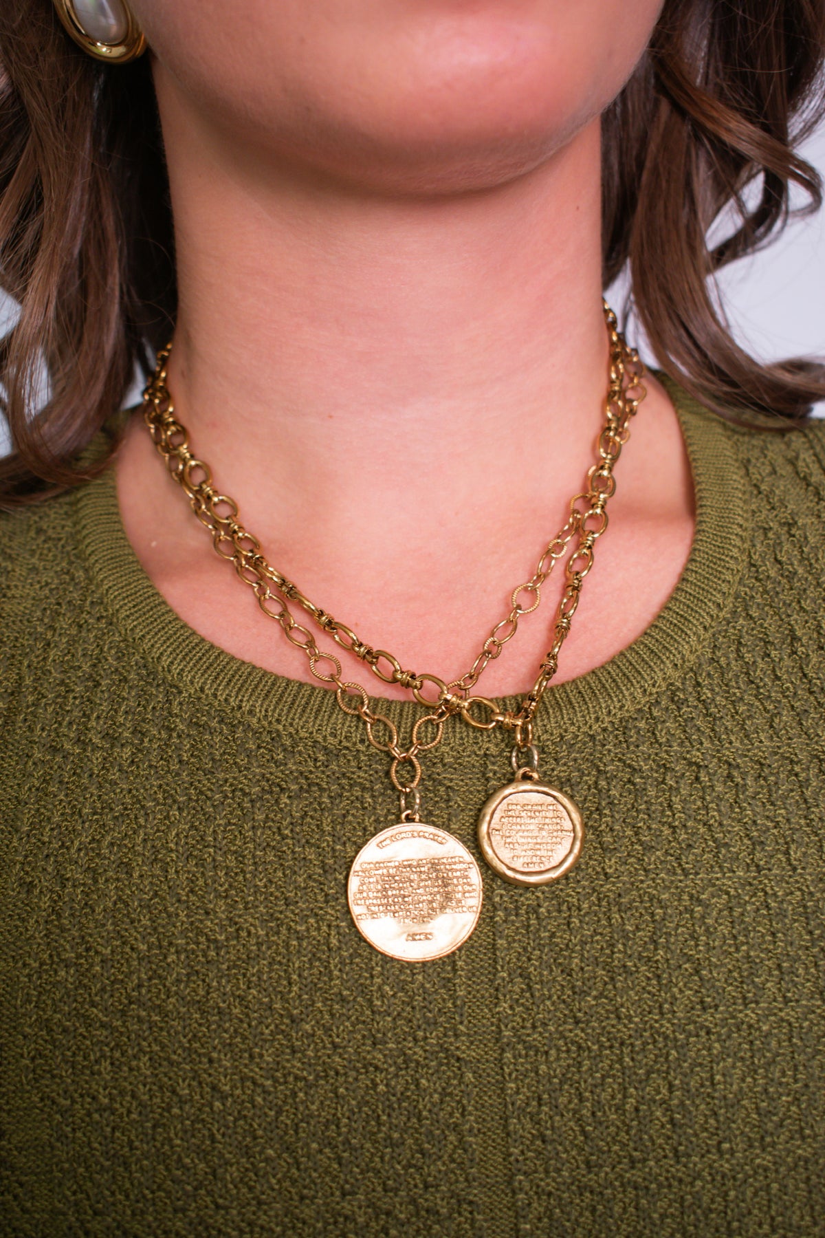 The Lord’s Prayer / Cross Necklace