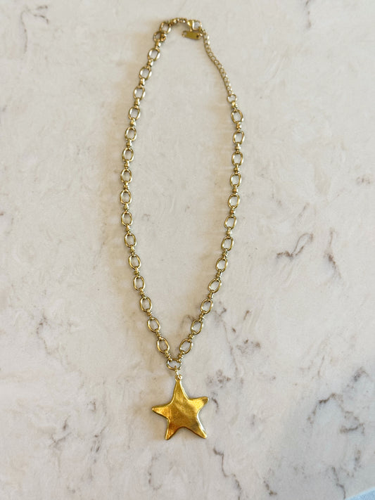 Vintage Star Necklace