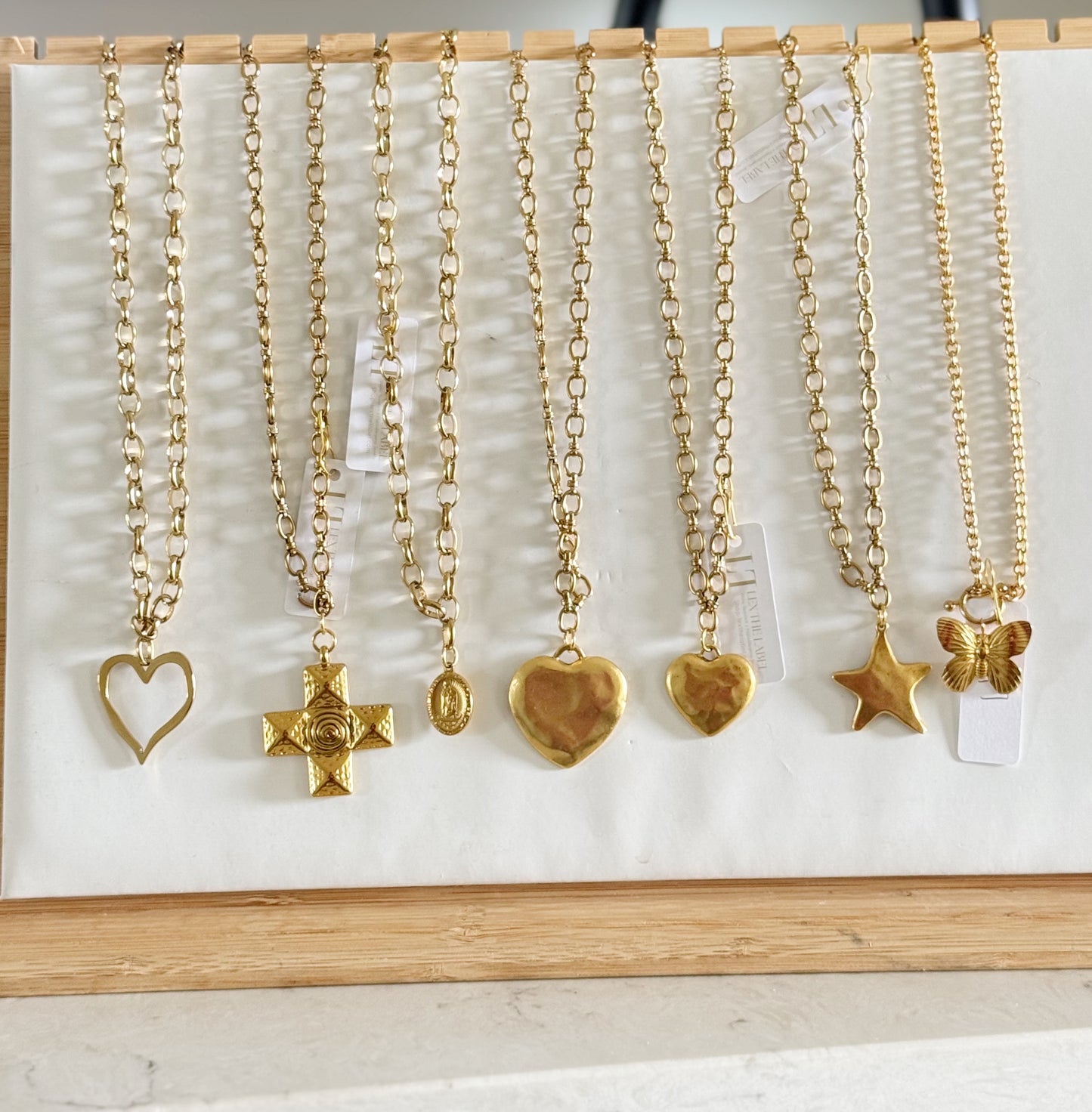 Small Vintage Heart Necklace