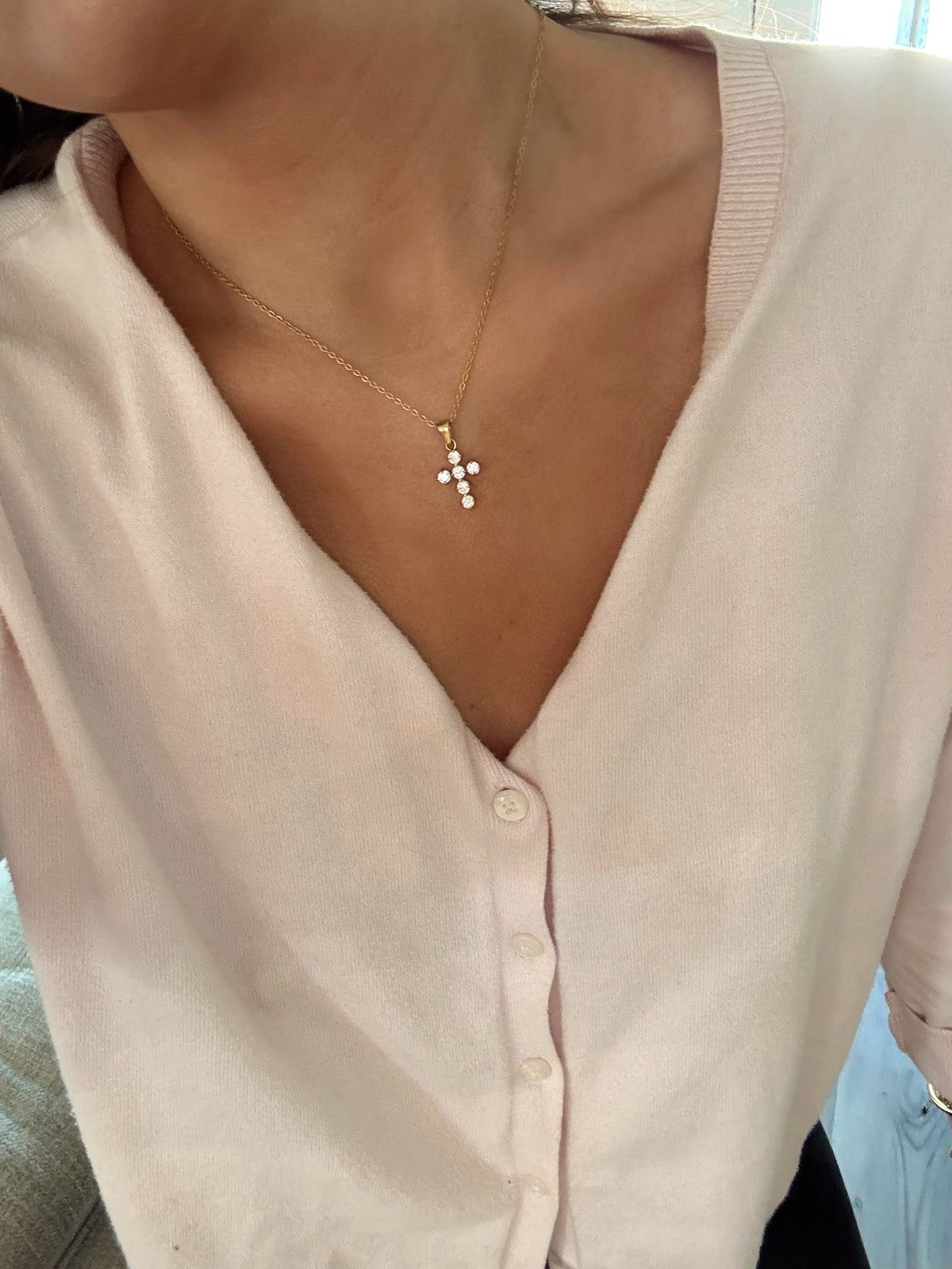 Charlotte Cross Necklace