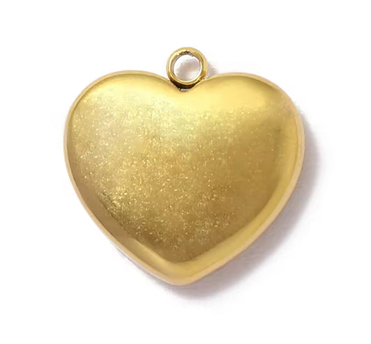 Puff Heart Charm