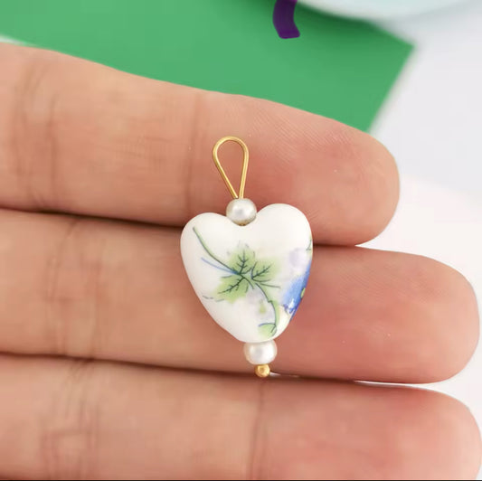 Santorini Heart Charm