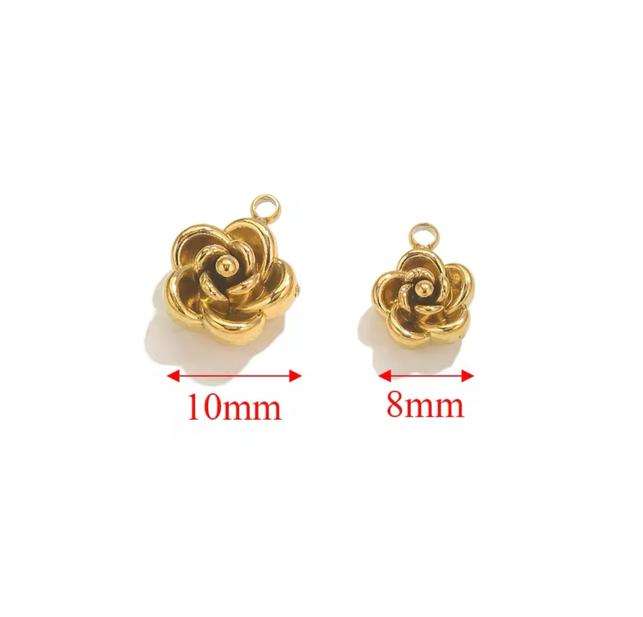 Rose Charm (2 sizes)