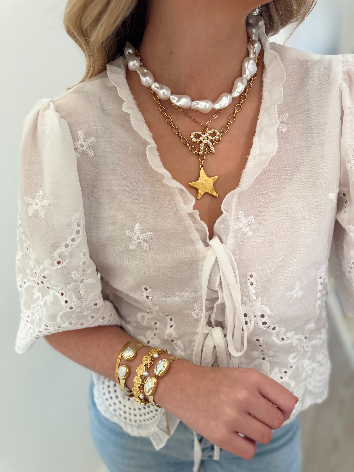 Posie Paperclip Necklace