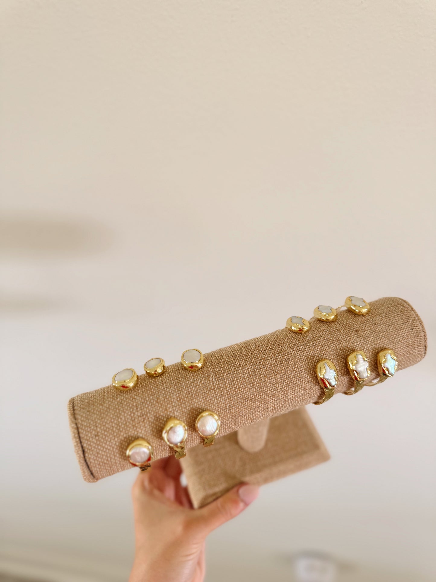 Frances Freshwater Pearl Cross Bangle