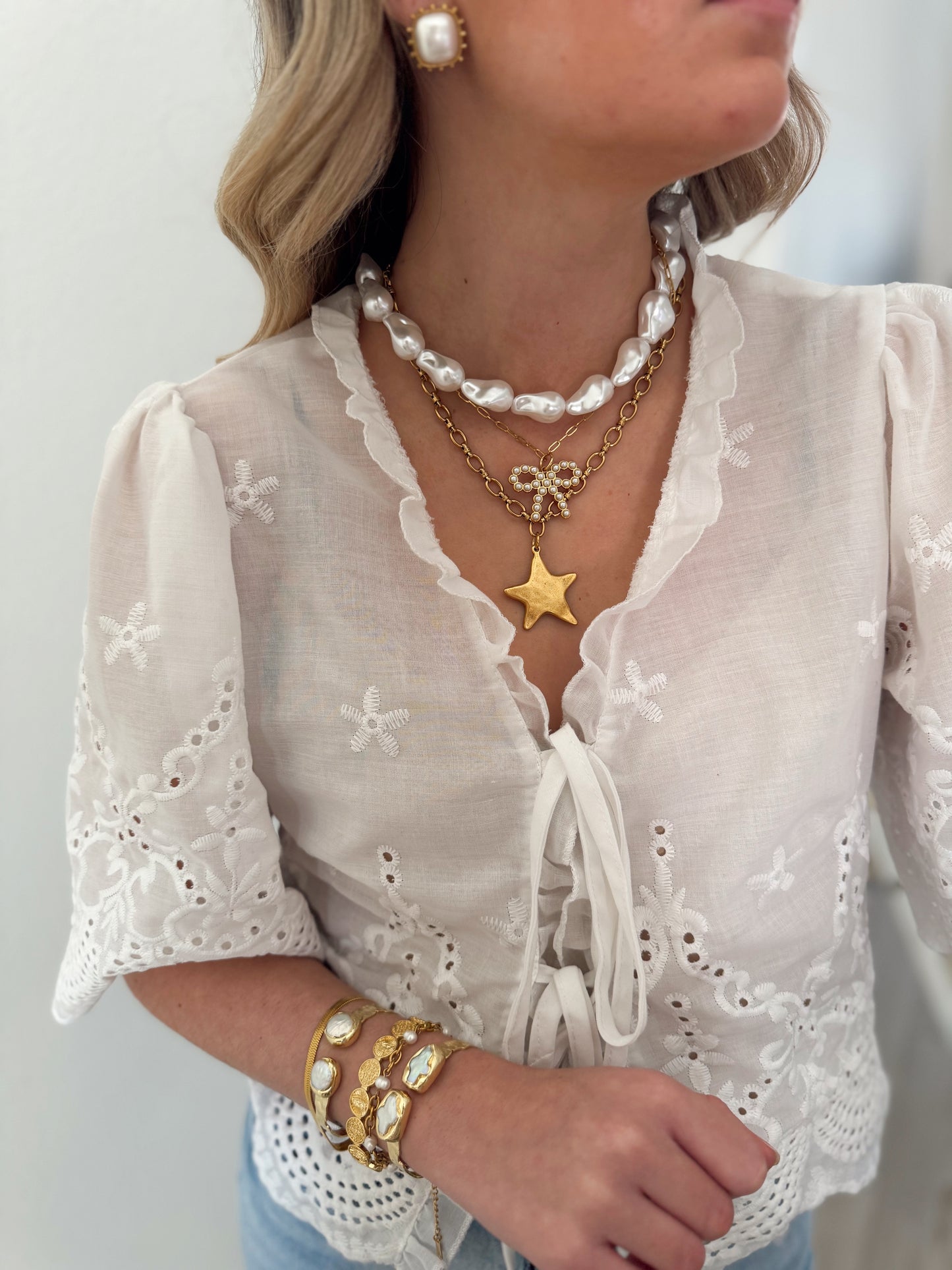 Posie Paperclip Necklace