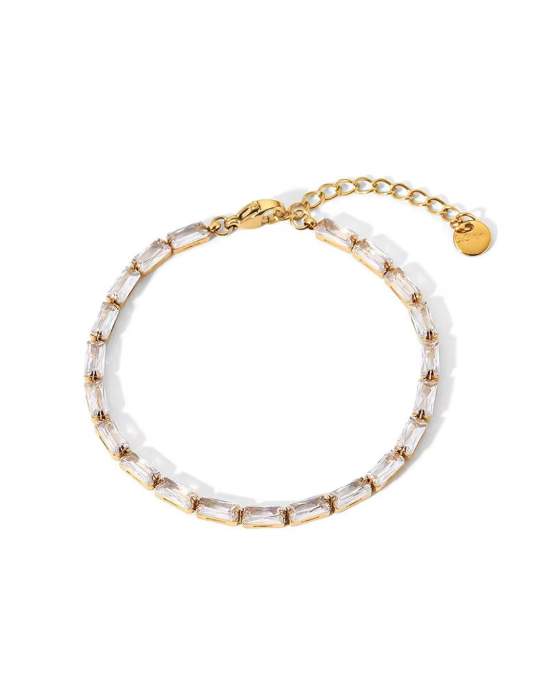 Baguette CZ Tennis Bracelet