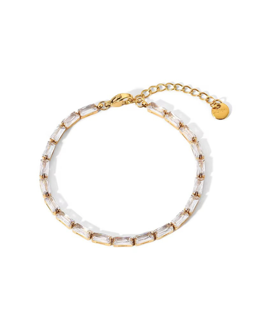 Baguette CZ Tennis Bracelet